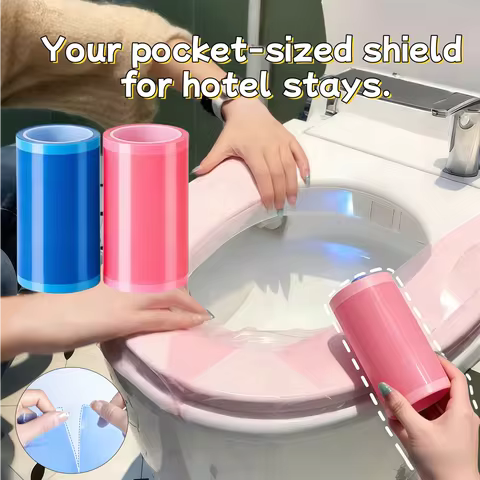 Disposable Hygiene Film Dental Blue Film Toilet Seat Bathtub Barrier Sheet for Travel Hotel Hygiene-