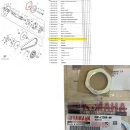 100% ORIGINAL -YAMAHA NMAX V1/V2 NVX 155 V1/V2 AUTO CLUTCH NUT (39MM) -2DP-E7668-00