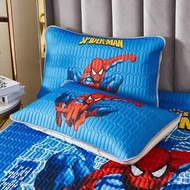 Air conditioner pillow includes rubber pillowcase and pillow insert size 30x50 spiderman model _banh