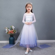 Elsa Princess Dress Girls Elsa's Dress Summer Children's Dress Clothes Elsa