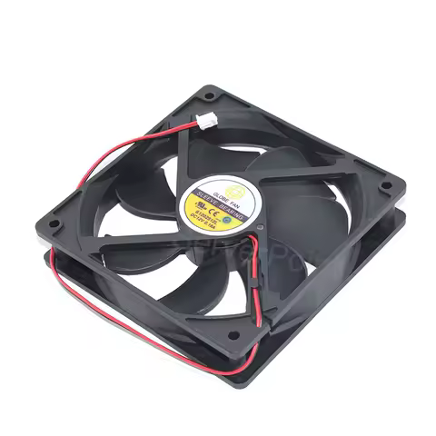 For GLOBE Cooling Fan S1202512L DC12V 0.18A 2-Wire 12025 Square Cooler 120*120*25MM New