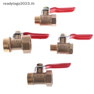 [RD] Brass Small Ball Valve Female/Male Thread Valve Joint 1/8" 1/4'' 3/8'' 1/2'' [Ready Stock]