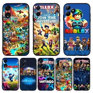 TPU black compatible protective case 【J-6】Anime Cartoon roblox for OPPO A17 A17K A37 Neo 9 A38 A18 A