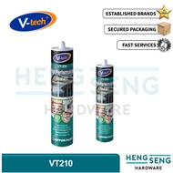 V-TECH VT-210 NEUTRAL SILICONE SEALANT 300ML VTECH VT210 - SILICON HENG SENG
