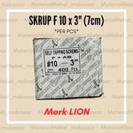 *PER PCS* Tapping Wood Screws F 10 x 3 (7cm)