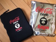 全新Coca Cola x Aape ipad 袋 一個