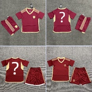 2024/25 Football Children's Wear Venezuela Home Football Jersey Football Children's Wear Set High Quality Football Jersey Shorts