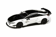 โมเดลรถ BMW i8 แบบกว้าง ทำจากอัลลอย ขนาด 1:64