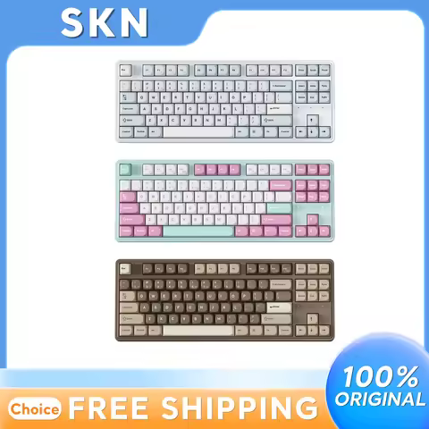 SKN Qinglong 87Ultra Mechanical Keyboard Tri Mode Wireless Dual 8K Hot Swap Customized 8000mAh RGB B