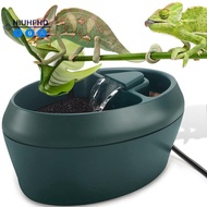 Reptile Chameleon Cantina with Snacks Trough, Drinking Fountain Water Dripper for Amphibians Insects
