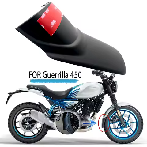 New Guerrilla 450 Motorcycle Accessories Mudguard Extension Plate Front Wheel Splash Guard For Guerr