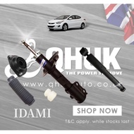 Hyundai Elantra MD 2012 QHUK Gas Absorber Set