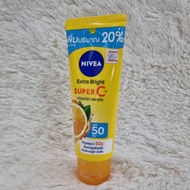 nivea extra bright superc+ vitamin serum เพิ่มปริมาณ 20%
