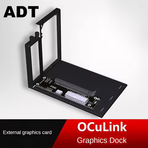 ADT F9G OCuLink Interface External Graphics Card Docking ATX Open PCIe4.0 64Gbps