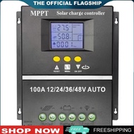 【New Arrival】 100A MPPT Solar Charge Controller Solar PV Battery Charger LCD Display Solar Panel Reg