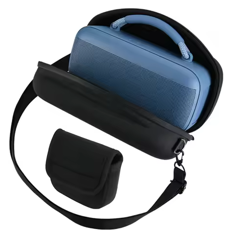 Hard Protective Case with Shoulder Strap Portable Travel Case for Bose SoundLink Max Speaker Accesso
