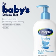 Cetaphil Baby Wash & Shampoo, Hypoallergenic, Gentle Enough for Everyday Use, Soap Free