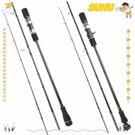 SUHU Carbon Rod, 1.83-1.91m 6000g Max Load Travel Jigging Rod, Professional 3-Piece Ceramic Guides M
