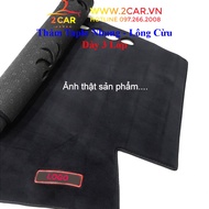 Thảm phủ Taplo xe MG ZS MG HS MG 5 MG RX Hàng 3 lớp màu đen có cả nhung và da carbon dày dặn chống