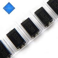 100pcs/lot SS310 SR3100 SMD SR310 Schottky Barrier Rectifier Diode 3A 100V DO-214AC SMA GREAT IT In 