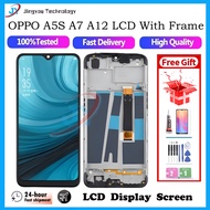For OPPO Original A7 A12 CPH1909 A5S LCD REALME3 REALME3I LCD OPPO A5S Original Touch Screen Replacement with Frame
