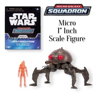 Star Wars Micro Galaxy Squadron Dwarf Spider Droid with Battle Droid 1" Inch Scale Figure by Jazware