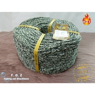 KP Rope 6mm Colour GG & White Tali KP 6mm x 220mtr 4 STR Warna Putih & GG