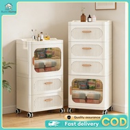 L35/42cm Bedside Storage Cabinet Side Open Drawer Multifunctional Organizer Box With Wheels 床头柜
