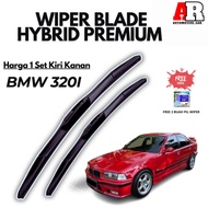 Hybrid Wiper for Cars bmw 320i 1 Set ( Kiri & Right) Clean Sweep