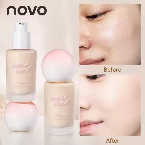 2-color Liquid Foundation BB Cream - Matte Cream, Long-lasting 24-hour Coverage Waterproof, Sodium H