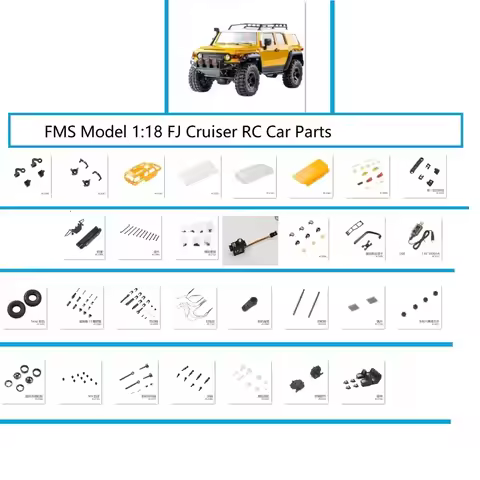 FMS Model 1:18 FJ Cruiser Scale RC Car Model Parts