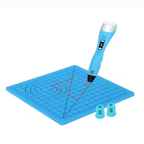 3D Printing Mat Durable Flexible Template Drawing Tools Finger Protectors 3D Pen Mat Silicone Pad 3D