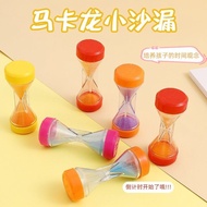Macaron Hourglass Children Timer Mini Hourglass Student Timer Glitter-resistant Desktop Gift Macaron