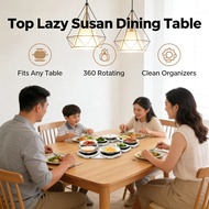 Meja Makan Top Susan Dining Table Rotating Turn Food