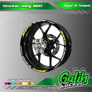Mio Soul GT rim Sticker - Mio Soul GT motorbike Sticker