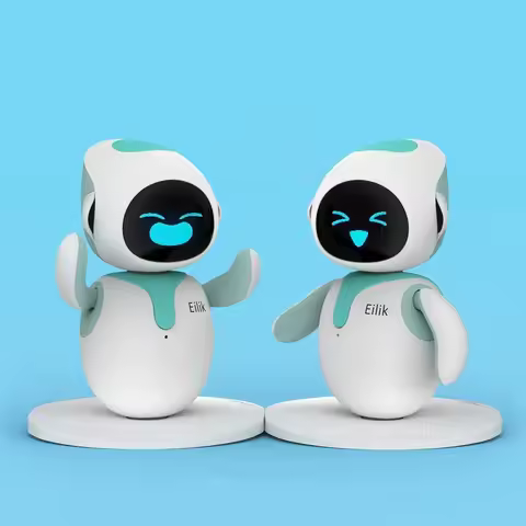 2pcs/set Duo Pack Eilik Smart Robot AI Desktop Artificial Intelligence Robots Accompany Lovely Child