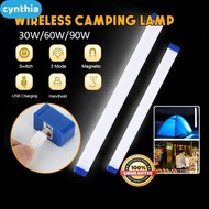 Super Bright Emergency Light 30/60/90w Tent Light Camping Night Light Usb Rechargeable 17-52cm Led Light Rechargeable Lamp Tube Emergency Light Camping Light cyn