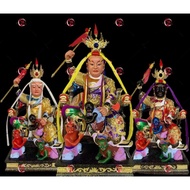 定制 流氓太子 金身 香樟木 精雕 彩绘 按金工艺 坐款 台湾植发技术 12寸/16寸/19寸