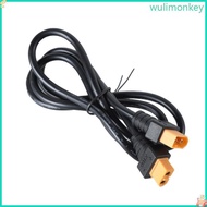 WU 3FT 1meter XT60 Male to Female Cable PVC Extension Wire for  Solar Use