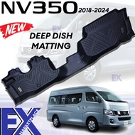 Nissan Nv350 2018-2025 Deep Dish Matting Nv350 PREMIUM  Excellent Logo 5D  Thailand Made  2019 2020 