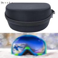 [Devoko] Ski Goggle Case, Snow Goggle Storage Box, Snowboard Goggle Case, Hard Sports Goggle Case wi