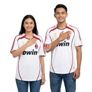 Retro Acmln Away Final UCL Athens 2006 2007 Vintage White Jersey 06 07 JTI Store