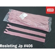 Invisible Pink Japanese Zipper