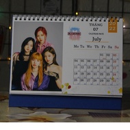 CNY calendar printed with Bst's image, black pink music group printed according to yc