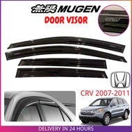 HONDA CRV 2007-2011 MUGEN DOOR VISOR AIR PRESS SUN VISOR PROTECTION ACCESSORIES OEM QUALITY