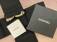 Chanel Earrings 閃石星星 Chanel Logo 珍珠仔夾耳環