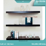 Kệ gỗ trang trí tường (sét 3 thanh ngang 50)