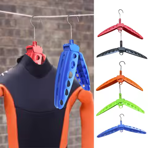 Foldable Wetsuit Hanger Diving Surf Quick Dry Wetsuit Jumpsuit Folding Hanger Surfing Diving Suit Ac