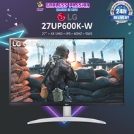 LG 27UP600K-W — 27" 4K UHD IPS 60Hz Monitor with VESA DisplayHDR™ 400