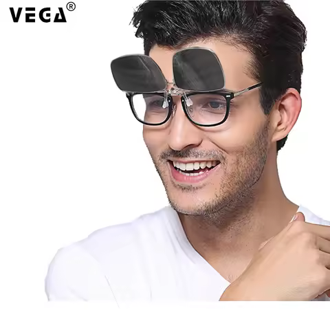 VEGA Polarized Fit Over Glasses Sunglasses With Box Clip On Sunglasses Flip Up Eyewear Wrap Over Eye